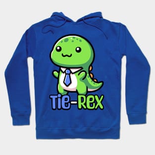 Tie Rex! Cute T-rex Pun Hoodie